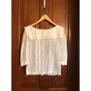 Vintage Salmon and Greene Ltd Sailor Blouse XS